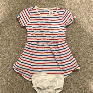 GAP Dresses - GAP Red/White/Blue dress 18-24 mths GAP Dresses - GAP Red/White/Blue dress 18-24 mths